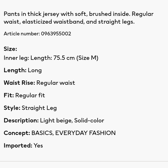 NWT Jersey Pants - Picture 3 of 4